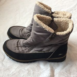 Jambu Snowbird Weather Ready Gray Winter Boots Size 9.5